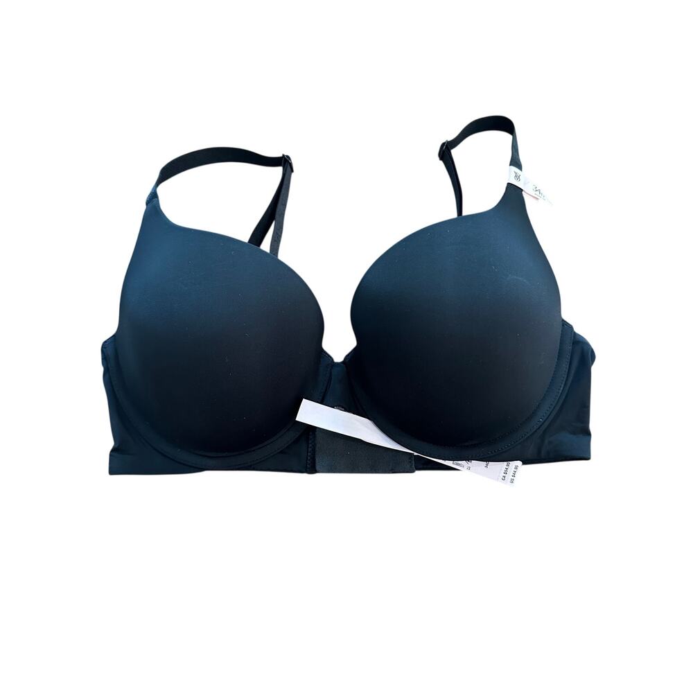 Victoria's Secret T-Shirt Push Up Full Coverage Bra 34D Black NEW
